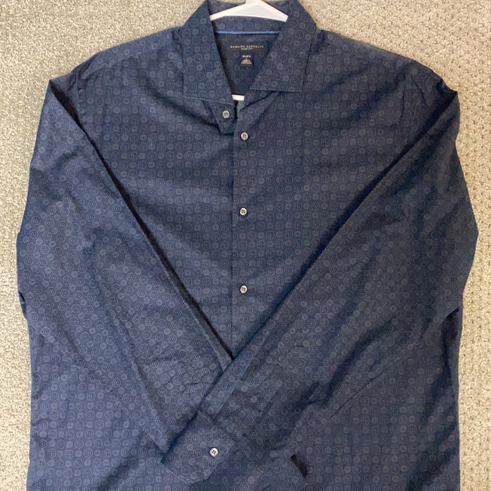 Banana Republic Men’s Slim Fit Shirt Size L 16-16 1/2
